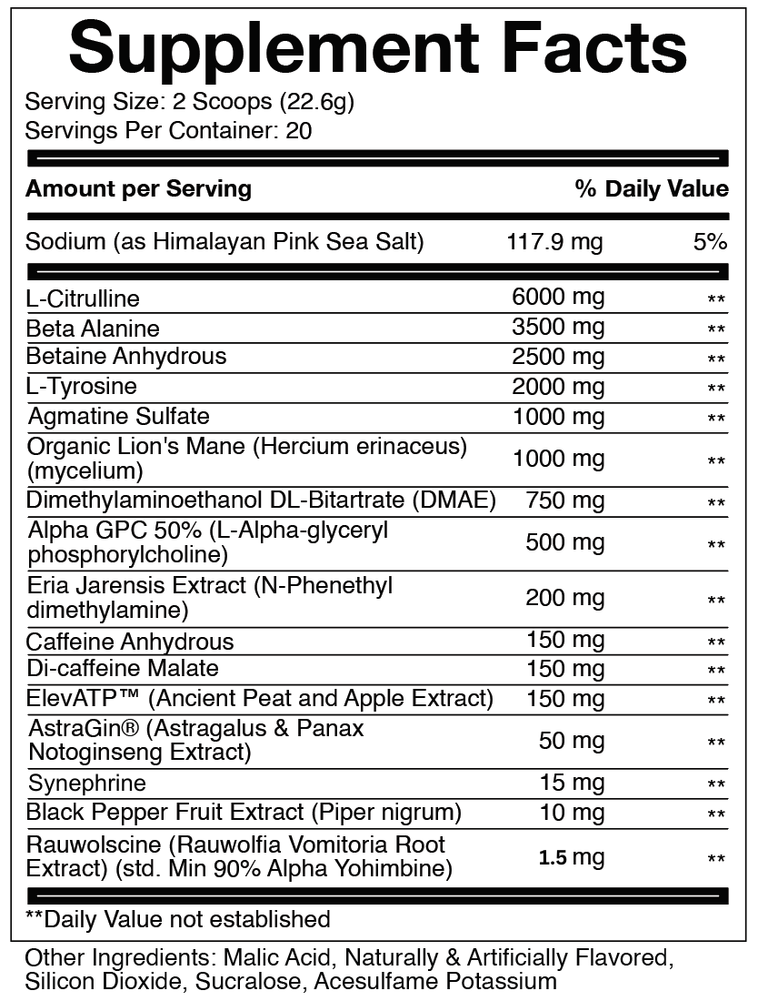Crystal Pump - Premium Pre Workout